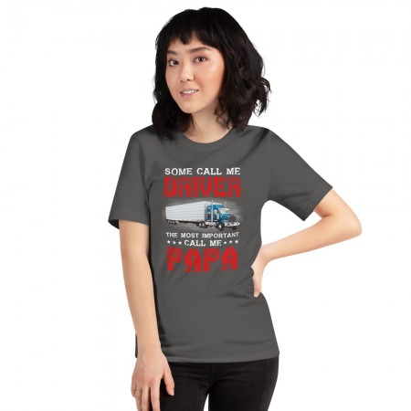 DRIVER - Unisex-T-Shirt asphaltgrau